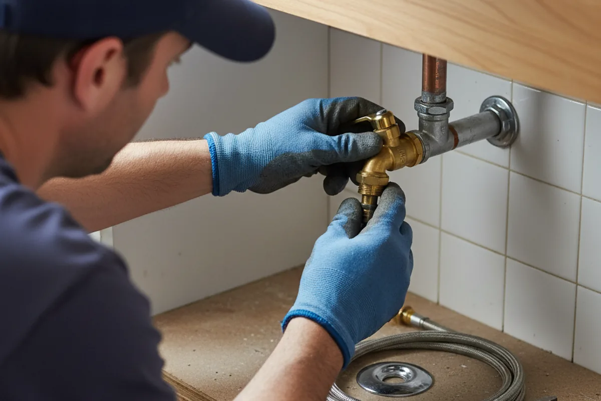 Shutoff valve and fitting work during Repiping in Union